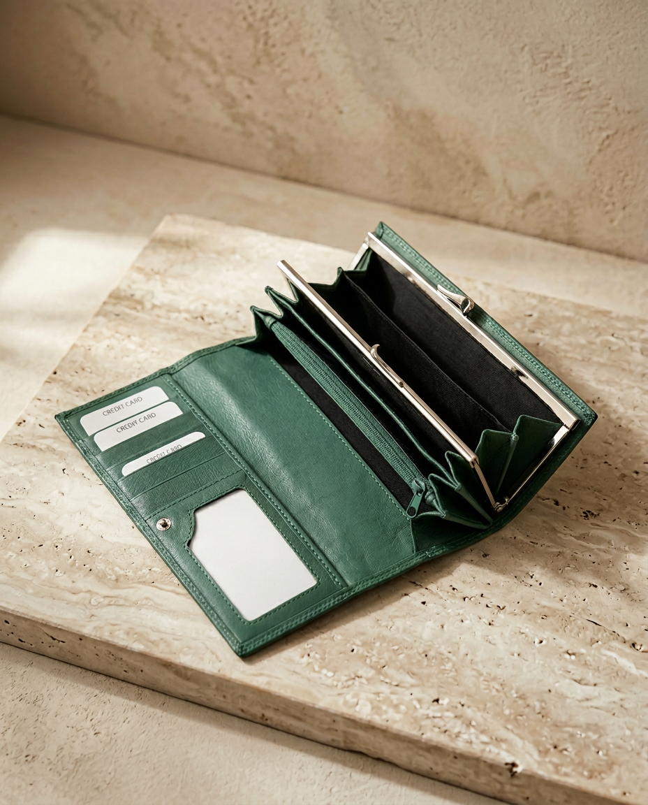 Natūralios odos piniginė „Emilie“