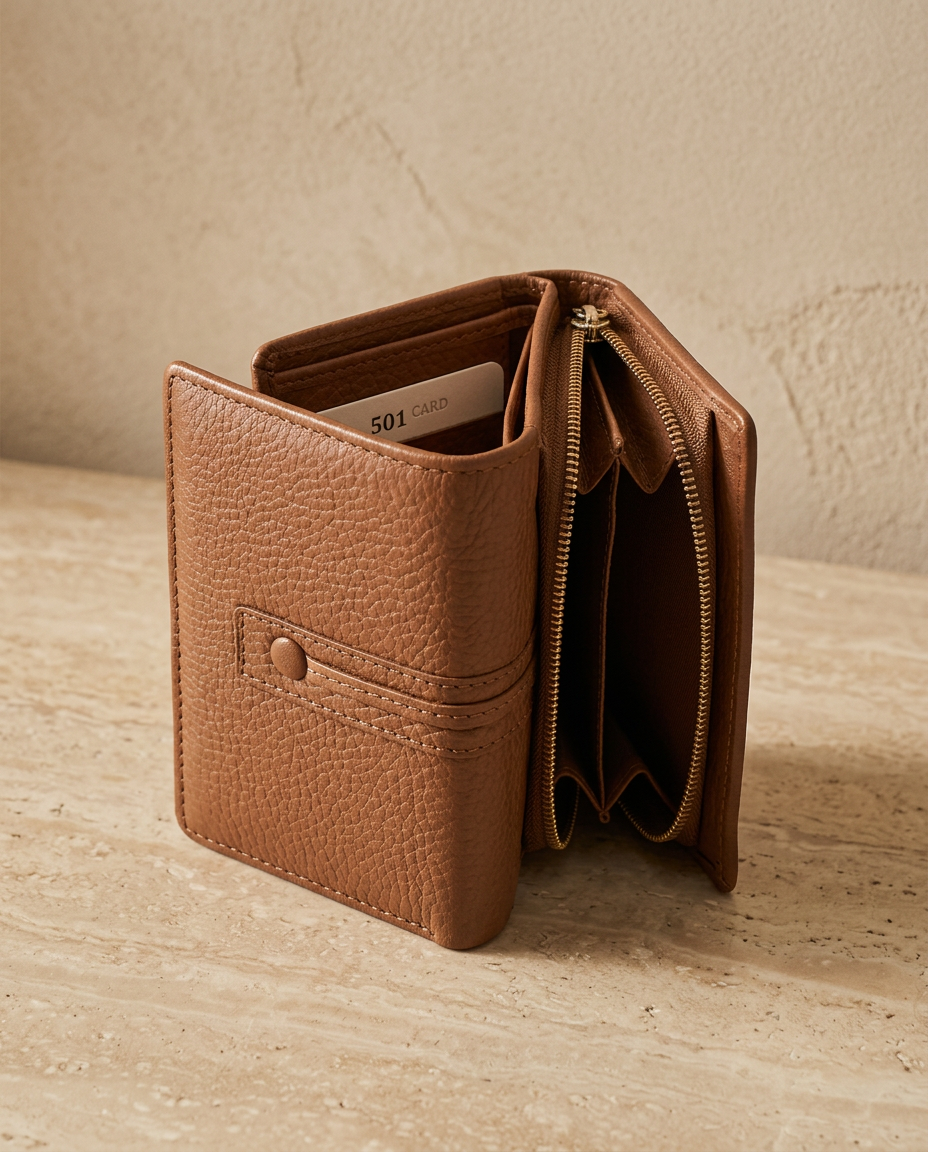 Natūralios odos piniginė „Jessa“