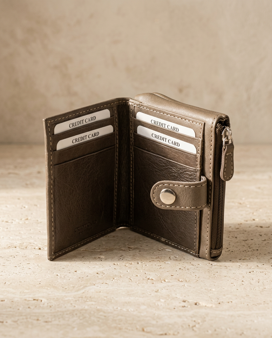 Mini natūralios odos kortelių dėklas „Hayden“