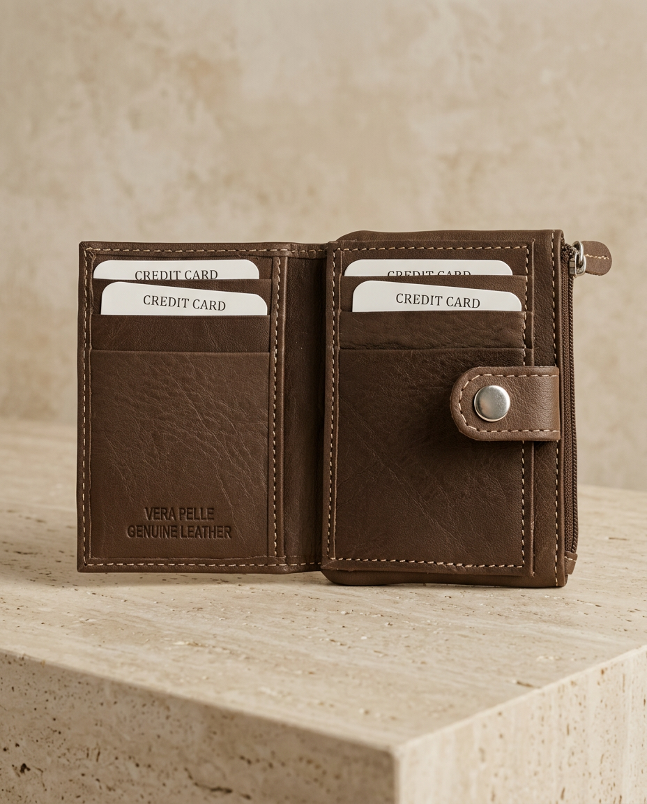 Mini natūralios odos kortelių dėklas „Hayden“