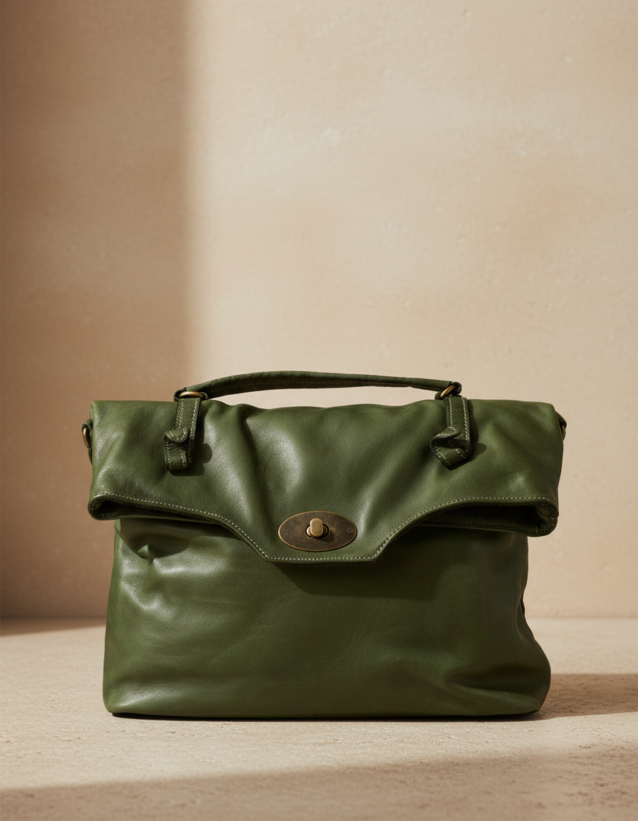 Cartella Vintage – borsa grande in pelle
