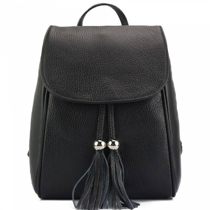 Leather backpack Lockme