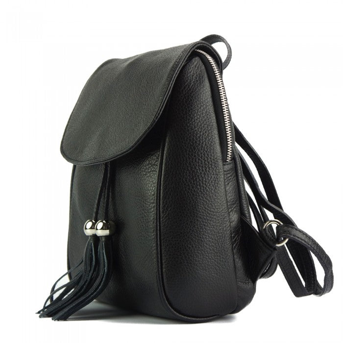 Leather backpack Lockme