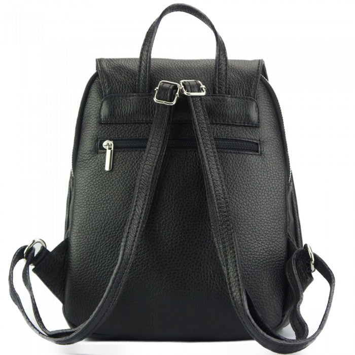 Leather backpack Lockme