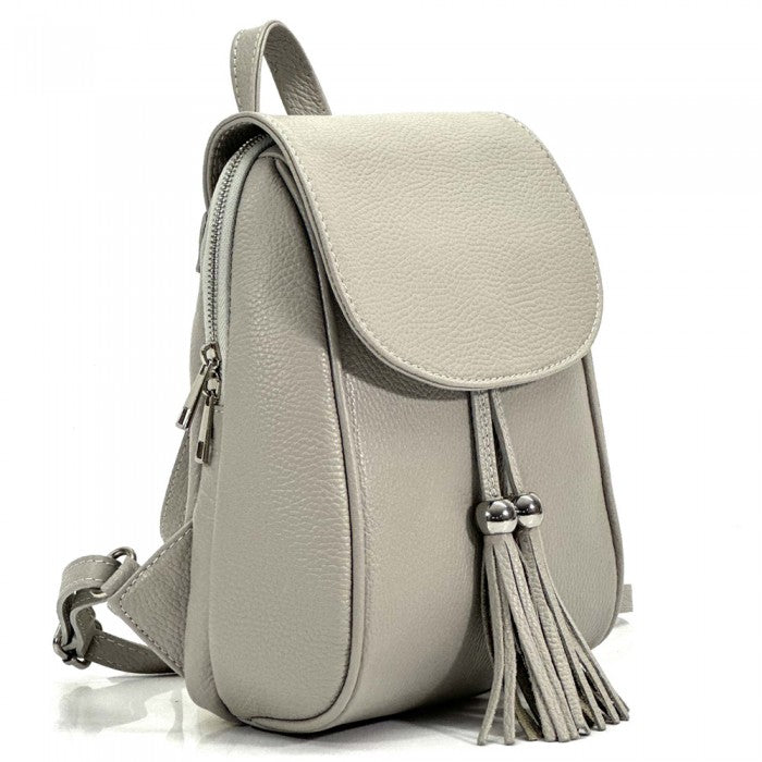 Leather backpack Lockme