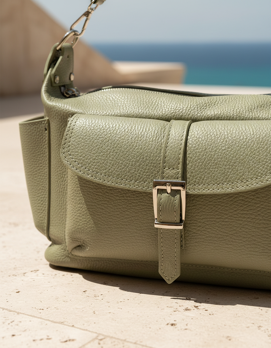 Borsa in pelle "Delvira Pocket"