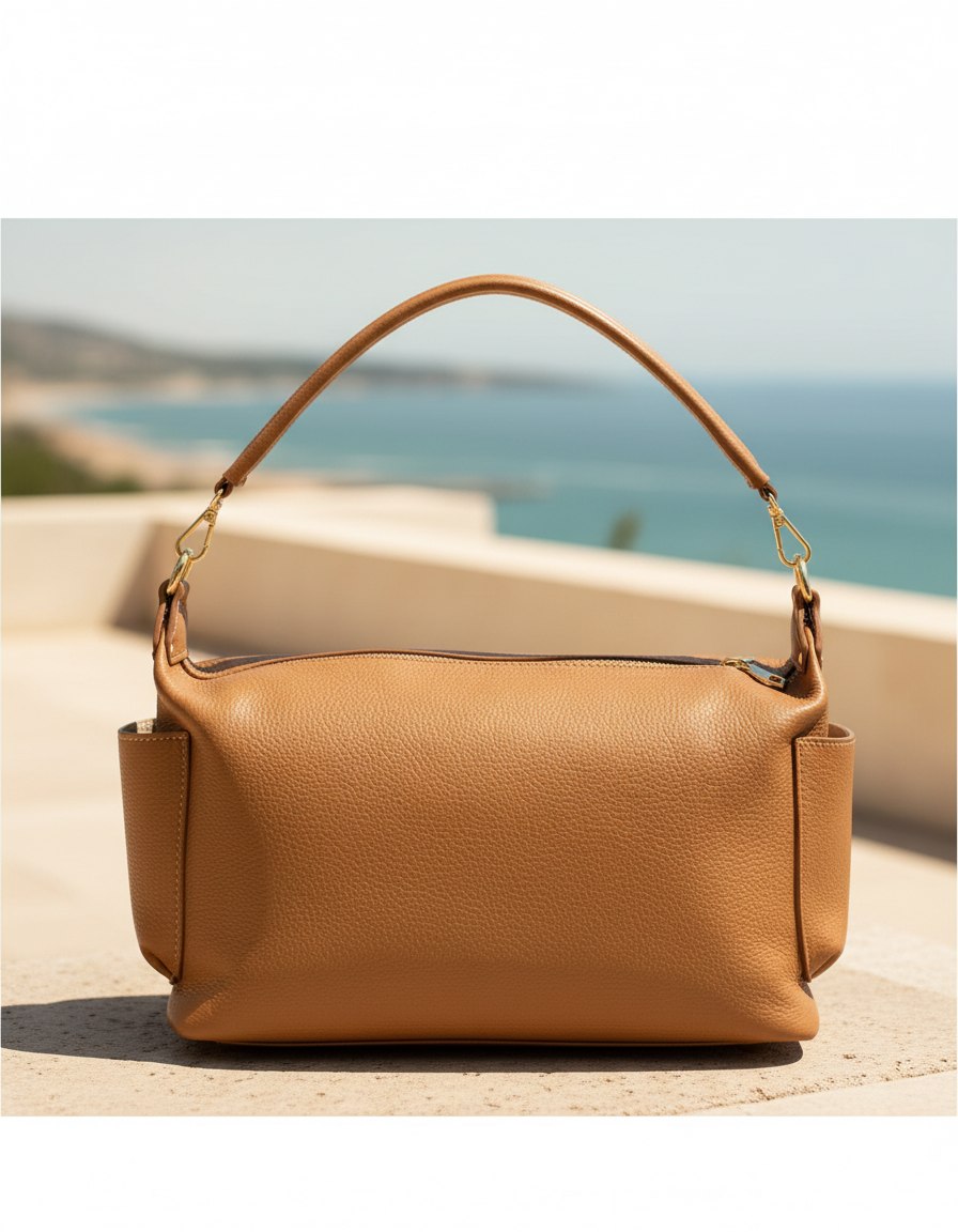 Borsa in pelle "Delvira Pocket"