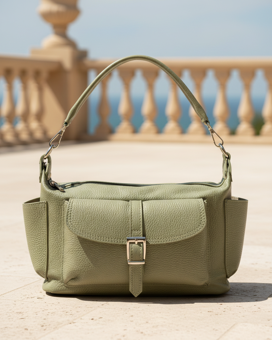 Borsa in pelle "Delvira Pocket"