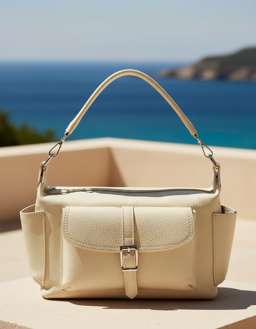 Borsa in pelle "Delvira Pocket"