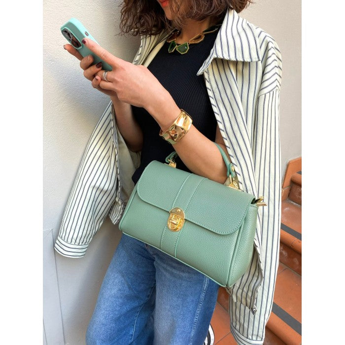 Leather handbag Bowling