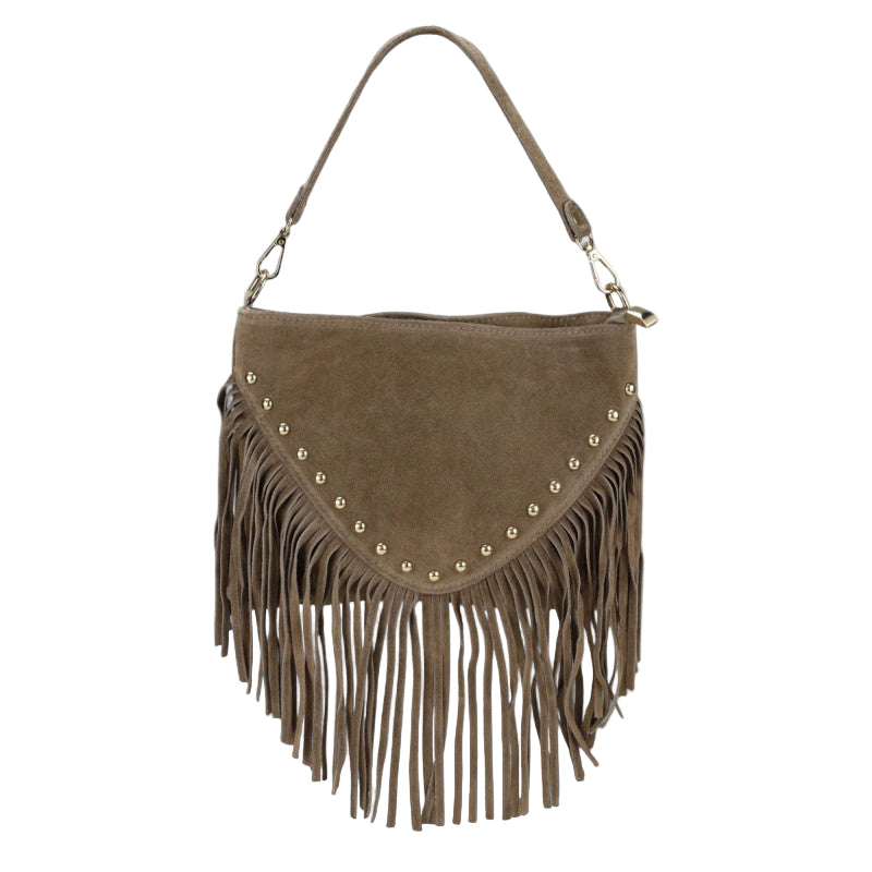 Rankinė 'Franja', spalva tamsus taupe – pagrindinis vaizdas