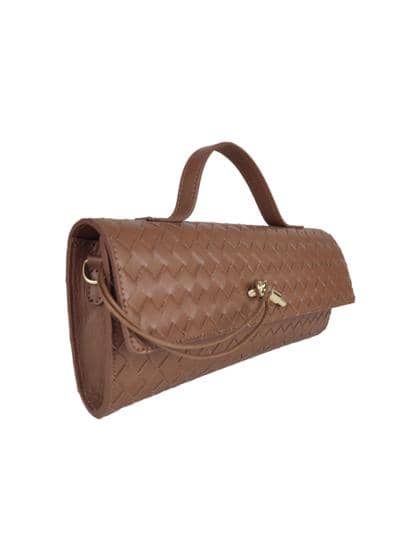 Pinta rankinė 'Firenze' – šoninis vaizdas, ruda oda