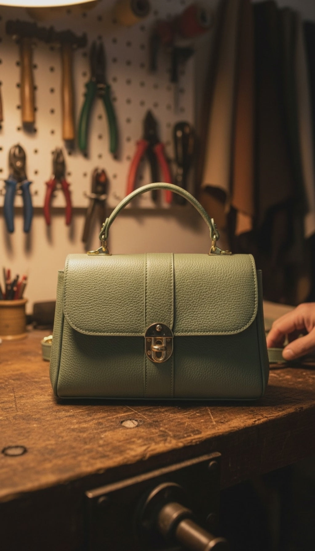 Borsa in pelle Bowling