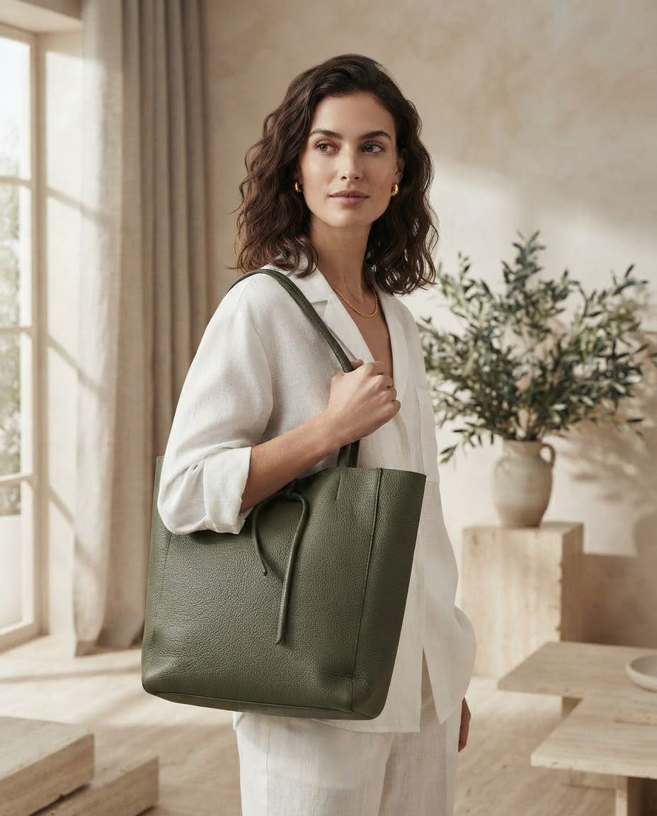 Borsa in pelle Alba